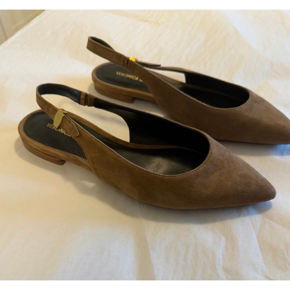 Veronica Beard Shina Slingback Pointed Toe Flat NWOB - Picture 10 of 15